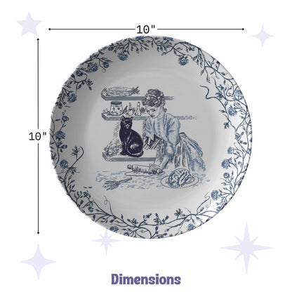 Domestic Zombie Baking Brain Pie Plate, Delft