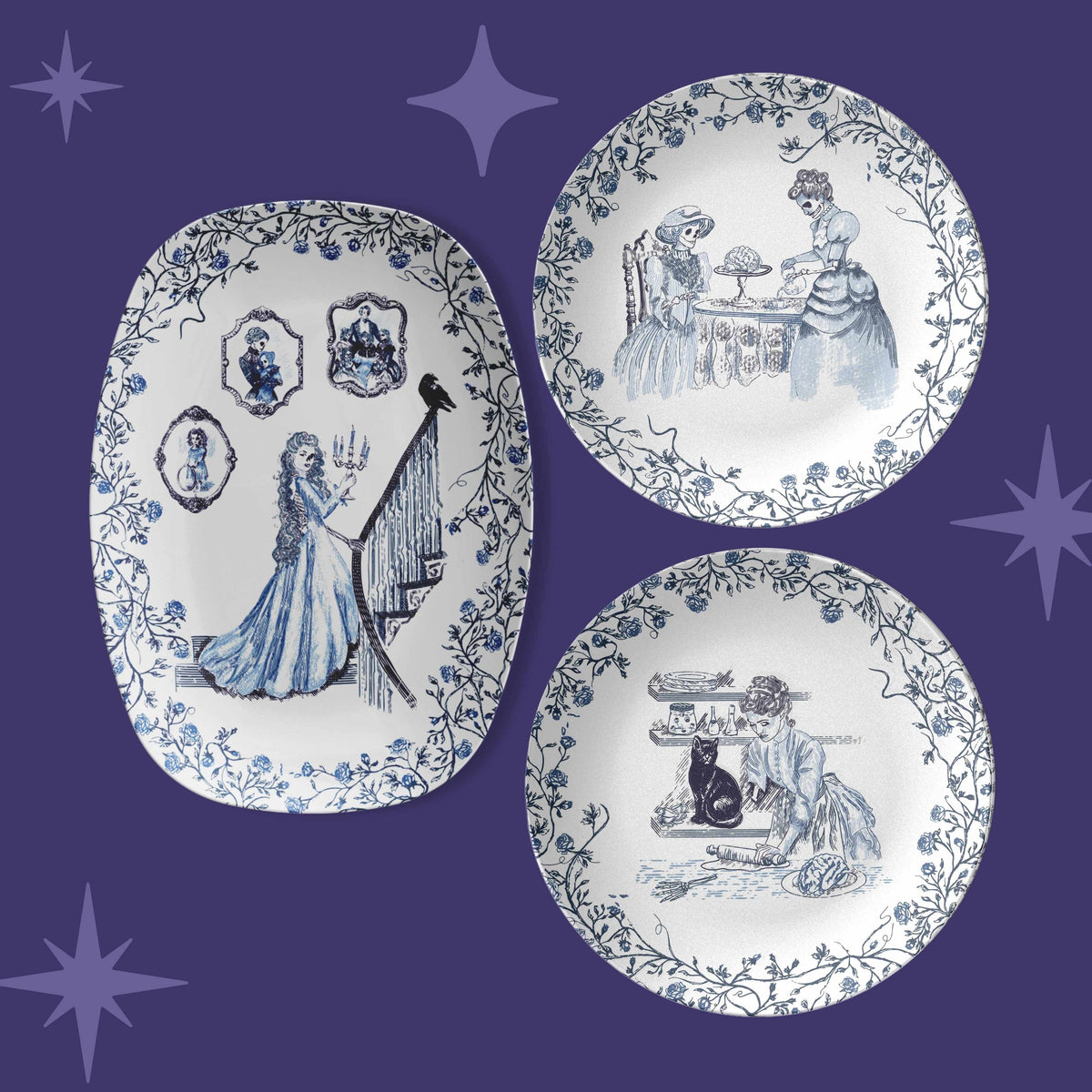 Domestic Zombie Dinnerware Set, Delft