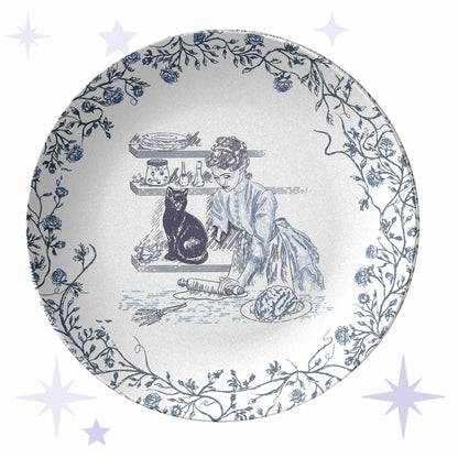 Domestic Zombie Baking Brain Pie Plate, Delft