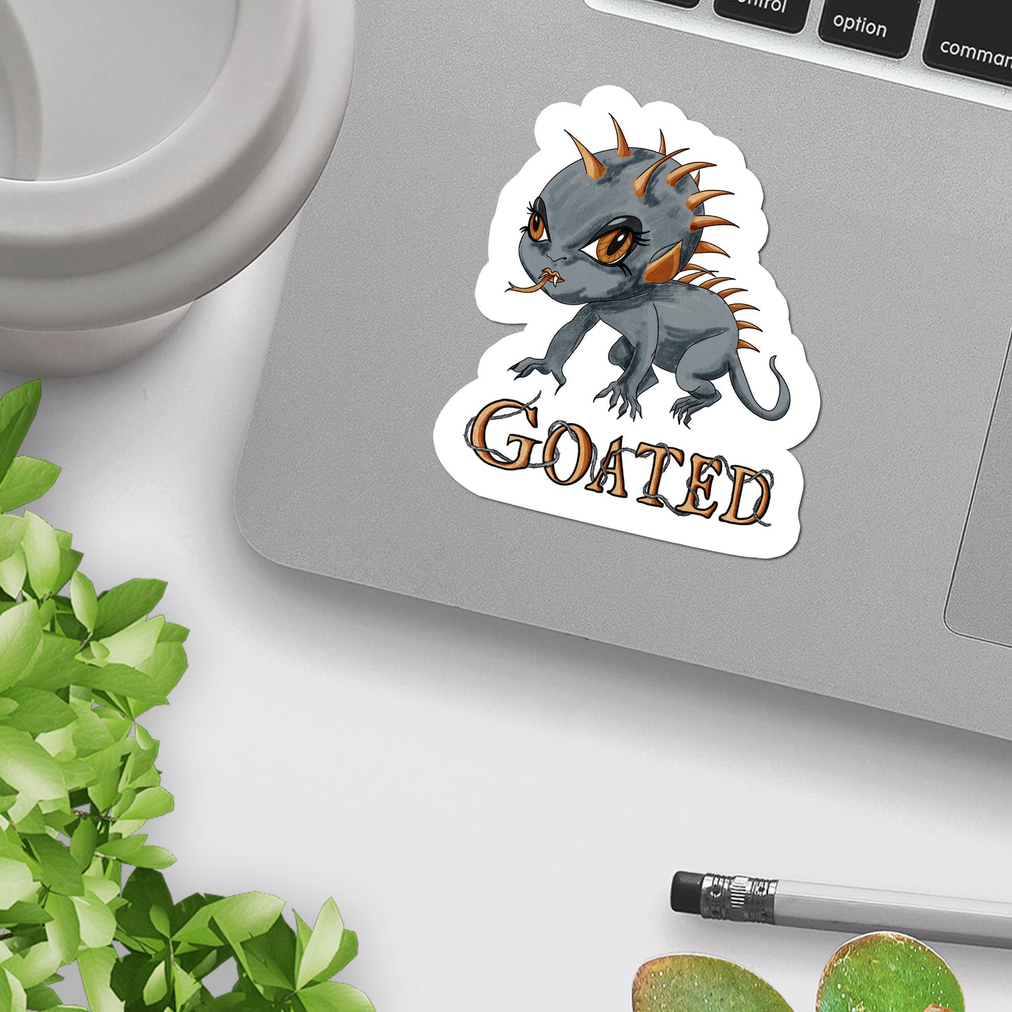 Goated Little Chupacabra Kiss-Cut Vinyl Sticker