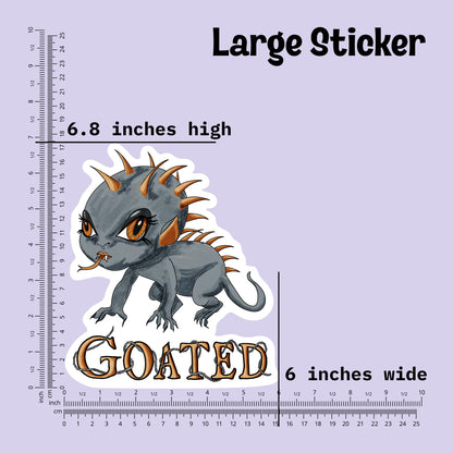 Goated Little Chupacabra Kiss-Cut Vinyl Sticker