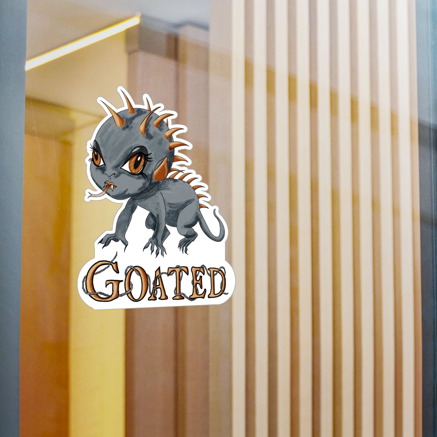 Goated Little Chupacabra Kiss-Cut Vinyl Sticker