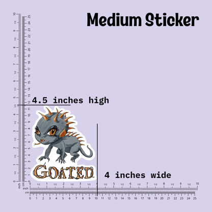 Goated Little Chupacabra Kiss-Cut Vinyl Sticker