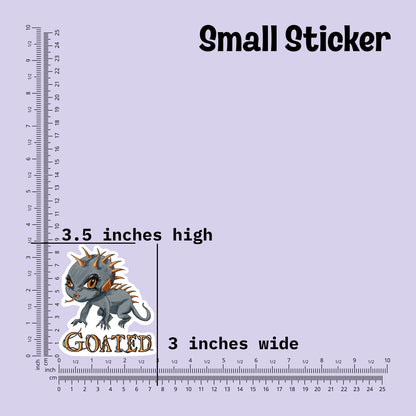 Goated Little Chupacabra Kiss-Cut Vinyl Sticker