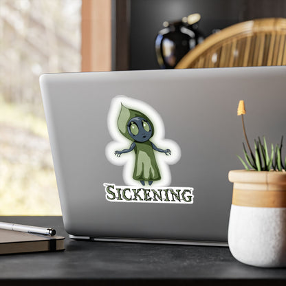 Sickening Little Flatwoods Monster Kiss-Cut Vinyl Sticker
