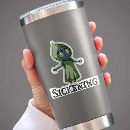 Sickening Little Flatwoods Monster Kiss-Cut Vinyl Sticker