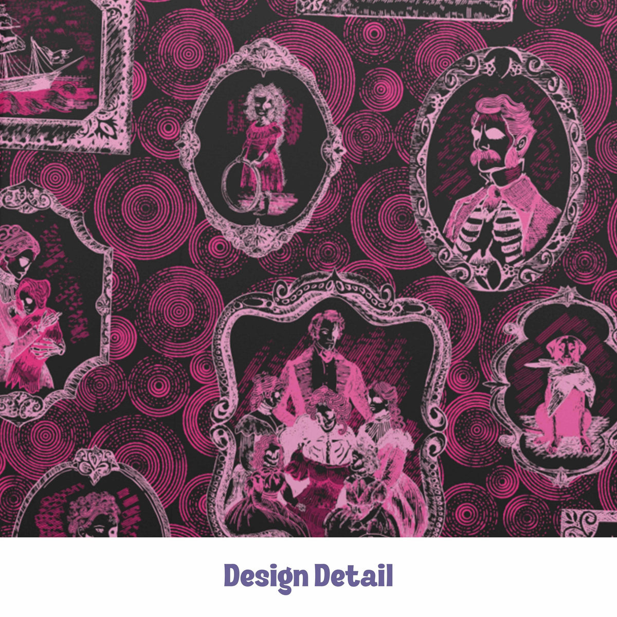 Domestic Zombie Portrait Gallery Journal, Neon Pink