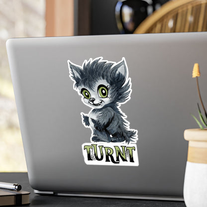Turnt Little Werewolf Kiss-Cut Vinyl Sticker