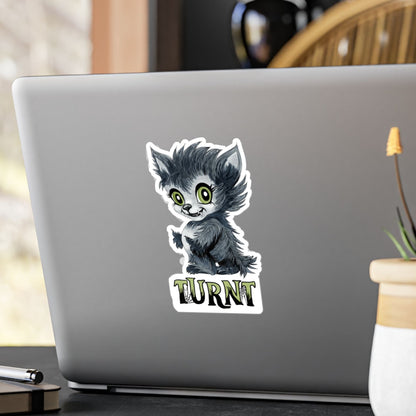 Turnt Little Werewolf Kiss-Cut Vinyl Sticker
